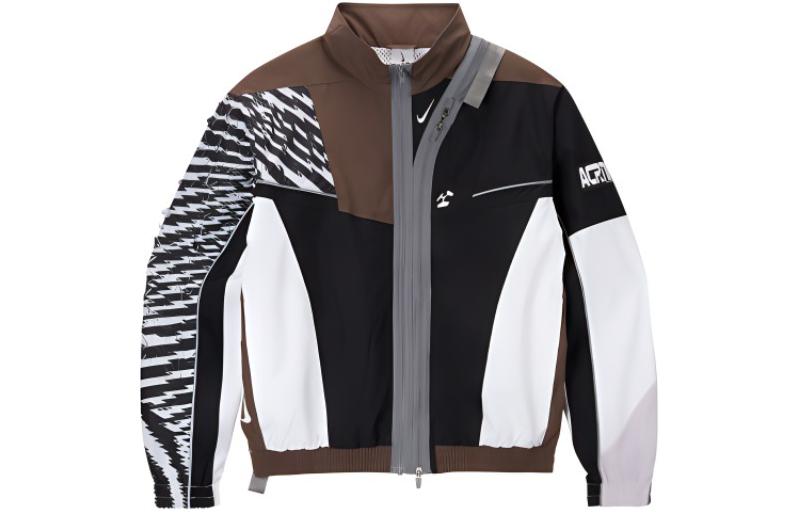 Nike ACRONYM Collaboration Mesh Lined Track Jacket Brown US Edition CU0465-100