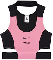 Nike x AMBUSH Pink Crop Top Retro Quick-Dry Backless Sports Tank (Asia Edition) CW7994-693 Nike x AMBUSH Pink Crop Top Retro Quick-Dry Backless Sports Tank (Asia Edition) CW7994-693