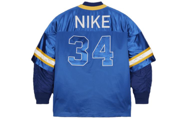 Lookbook 나이키 x 앰부쉬 레트로 야구 자켓 유니섹스 블루 아시아 익스클루시브 DX6917-455