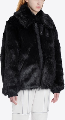 Nike x Ambush Women's Reversible Faux Fur Coat Black/Sail Lookbook Nike x Ambush Women's Reversible Faux Fur Coat Black/Sail