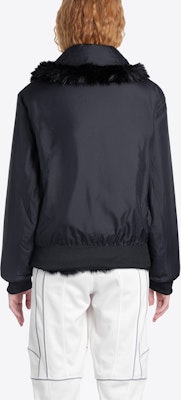 Nike x Ambush Women's Reversible Faux Fur Coat Black/Sail Details for Nike x Ambush Women's Reversible Faux Fur Coat Black/Sail