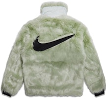 Nike x Ambush 女款可翻转人造毛皮大衣 静谧青/黑色 Order Nike x Ambush 女款可翻转人造毛皮大衣 静谧青/黑色