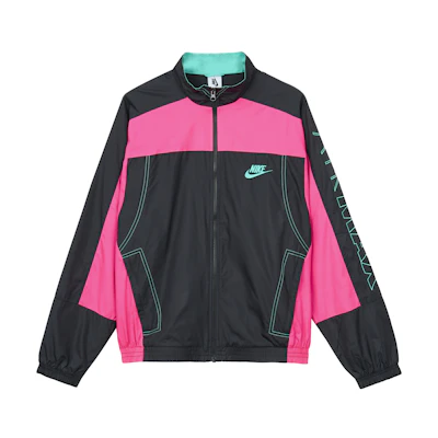 Nike Atmos NRG Vintage Patchwork Track Jacket Black/Hyper Pink/Hyper Jade