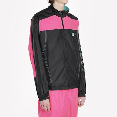 Nike x Atmos NRG Vintage Patchwork Track Jacket Black/Hyper Pink/Hyper Jade Shop Nike x Atmos NRG Vintage Patchwork Track Jacket Black/Hyper Pink/Hyper Jade