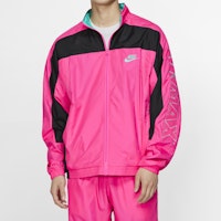 나이키 x 아토모스 빈티지 패치워크 트랙 재킷 (핑크/블랙/하이퍼 제이드) CD6132-639 Shop 나이키 x 아토모스 빈티지 패치워크 트랙 재킷 (핑크/블랙/하이퍼 제이드) CD6132-639