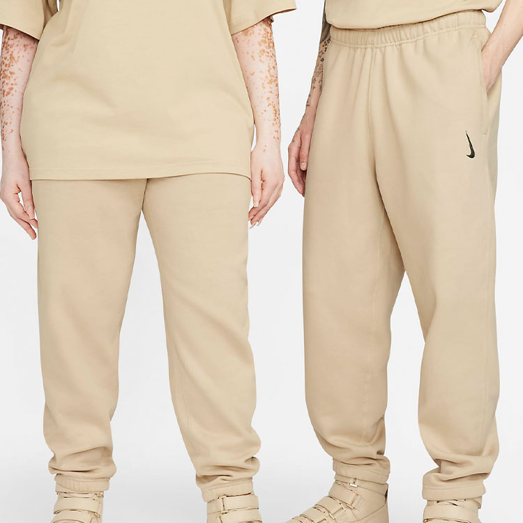 Details for Nike x Billie Eilish Brown Unisex Long Knit Sweatpants (US Exclusive). DQ7752-202