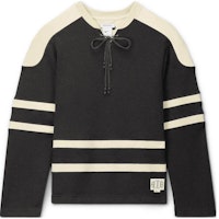 Nike x Bode SS24 Astro Grabber Knit V-Neck Striped Long Sleeve Tee Brown/White Unisex FJ0218-235 Nike x Bode SS24 Astro Grabber Knit V-Neck Striped Long Sleeve Tee Brown/White Unisex FJ0218-235