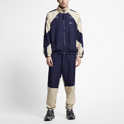 Nike x CE Track Jacket Navy/Tan Lookbook Nike x CE Track Jacket Navy/Tan
