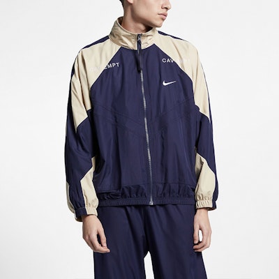 Nike x CE Track Jacket Navy/Tan Shop Nike x CE Track Jacket Navy/Tan