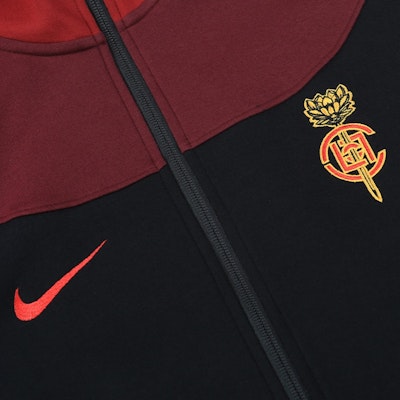 Nike x CLOT NRG GE Hoodie Black/Uni Red/Dark Maroon Lookbook Nike x CLOT NRG GE Hoodie Black/Uni Red/Dark Maroon