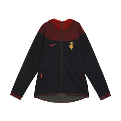 Nike CLOT Retro Collegiate Colorblock Zip Hoodie Black CQ9347-010