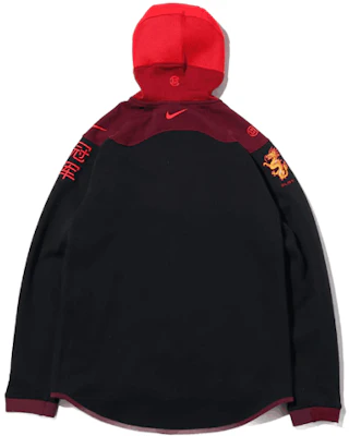 Nike x CLOT Retro Collegiate Colorblock Zip Hoodie Black CQ9347-010 Lookbook Nike x CLOT Retro Collegiate Colorblock Zip Hoodie Black CQ9347-010