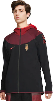 Nike x CLOT Retro Collegiate Colorblock Zip Hoodie Black CQ9347-010 Shop Nike x CLOT Retro Collegiate Colorblock Zip Hoodie Black CQ9347-010