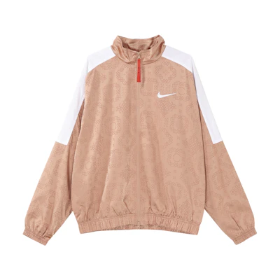 Nike CLOT Rose Gold Silk Pattern Track Jacket in Pink () CT4083-605