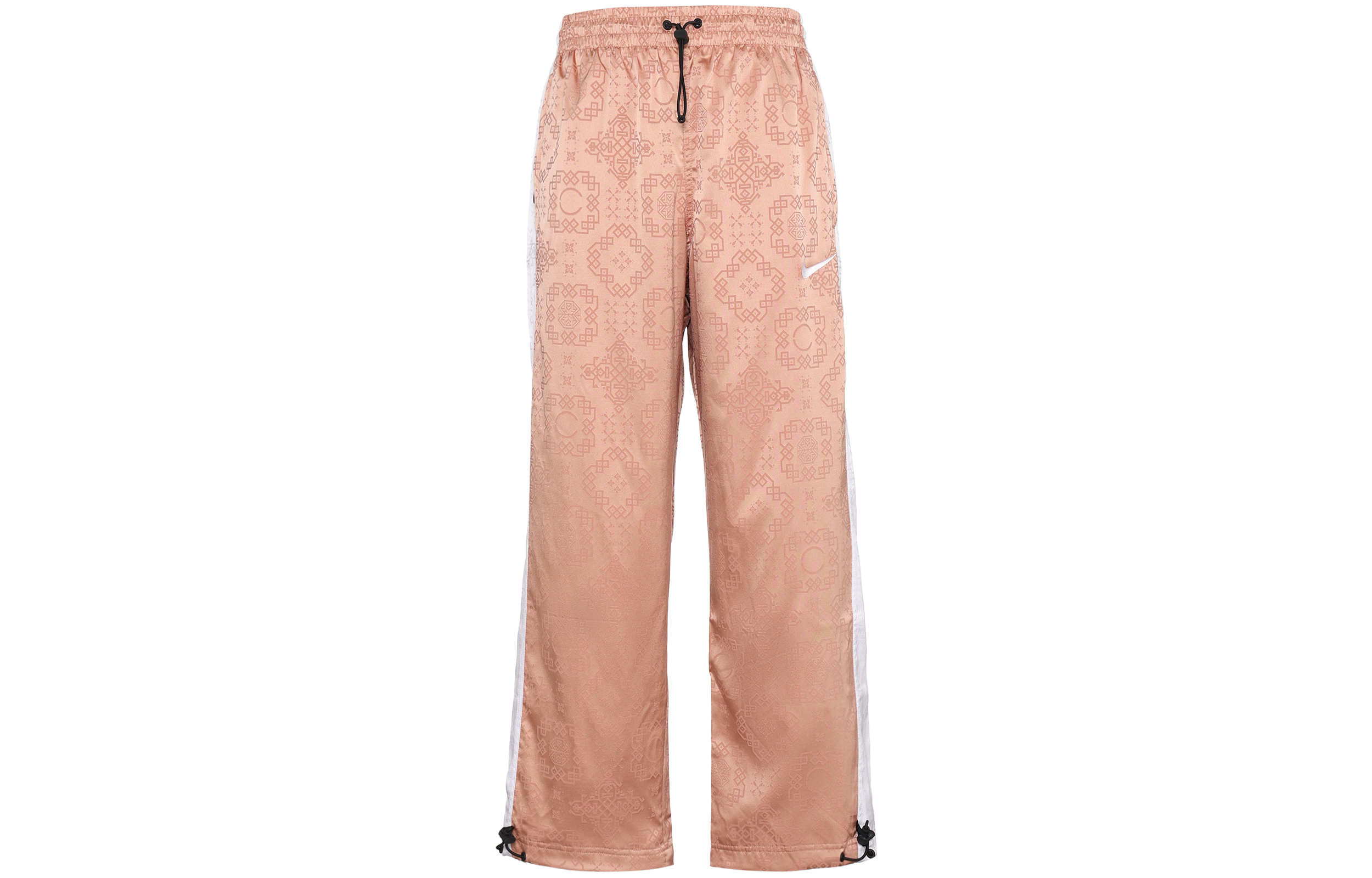 Nike x CLOT Rose Gold Silk Pattern Track Pants Pink Collaboration CT4088-605