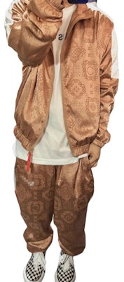 Nike x CLOT 玫瑰金絲綢圖案運動長褲 粉色聯名款 CT4088-605 Shop Nike x CLOT 玫瑰金絲綢圖案運動長褲 粉色聯名款 CT4088-605