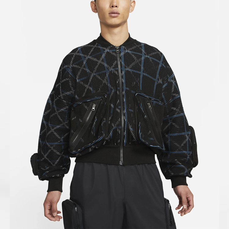 Shop Nike x Collaboration MA-1 Bomber Jacket Black CZ4705-010