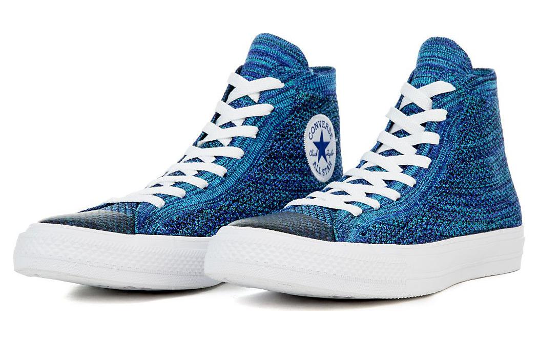 Nike Converse Chuck Taylor All Star Flyknit Hi 'True Indigo' 圖 3