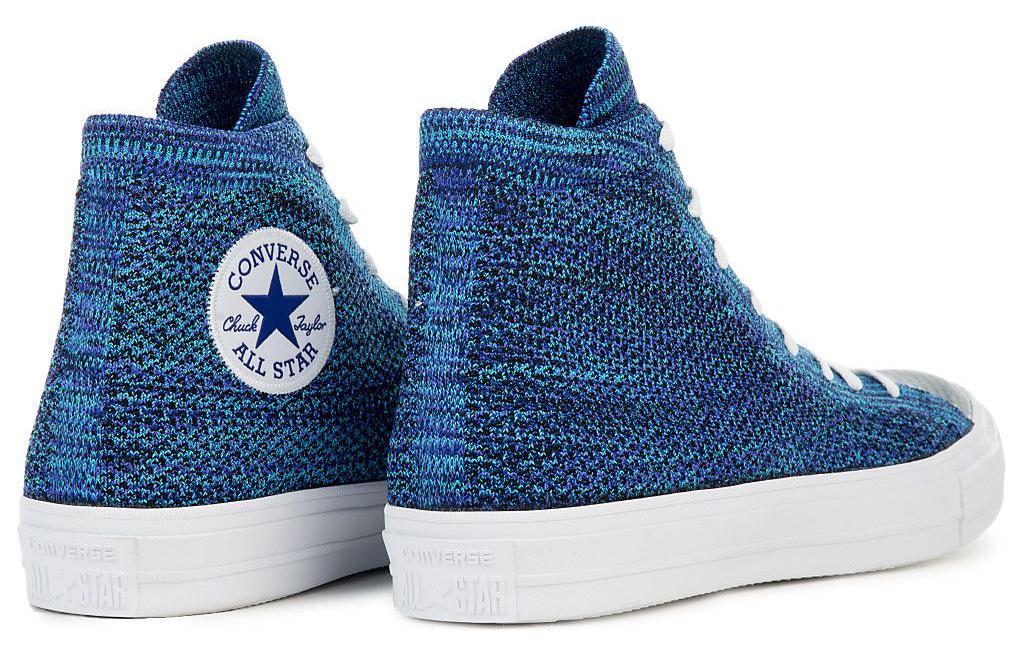Nike Converse Chuck Taylor All Star Flyknit Hi 'True Indigo' 圖 4