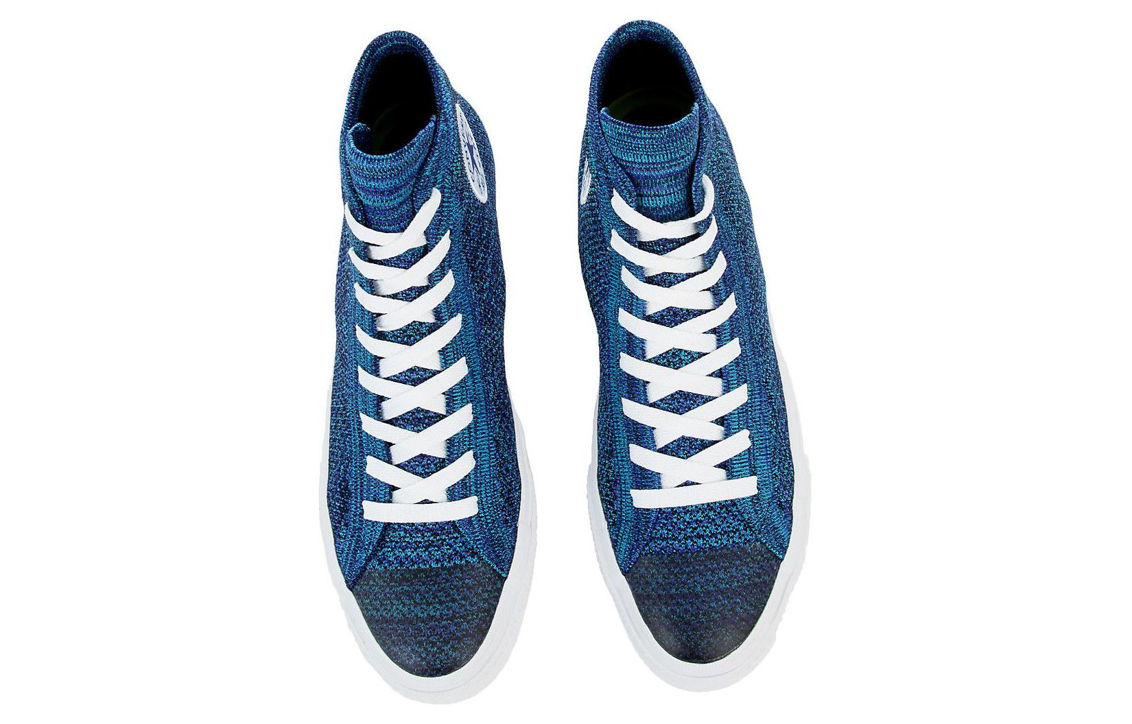 Nike Converse Chuck Taylor All Star Flyknit Hi 'True Indigo' 圖 5