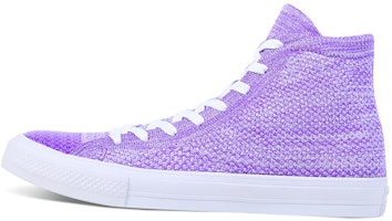 Nike x Converse Chuck Taylor All Star Flyknit High 'Hyper Grape' 157508C Nike x Converse Chuck Taylor All Star Flyknit High 'Hyper Grape' 157508C