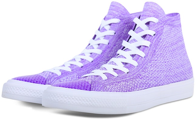 Nike x Converse Chuck Taylor All Star Flyknit Tinggi 'Hyper Grape'. 157508C Lookbook Nike x Converse Chuck Taylor All Star Flyknit Tinggi 'Hyper Grape'. 157508C