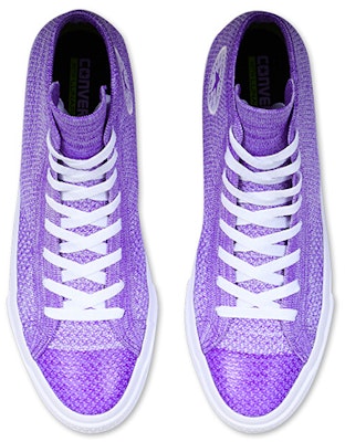 Nike x Converse Chuck Taylor All Star Flyknit Tinggi 'Hyper Grape'. 157508C Shop Nike x Converse Chuck Taylor All Star Flyknit Tinggi 'Hyper Grape'. 157508C