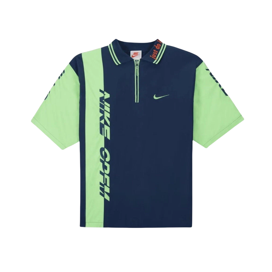 Nike x CPFM Striped Transparent Zip Polo Shirt Men’s Blue. DM4959-410