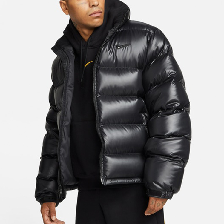Nike Drake Monochrome 3D Logo Down Jacket Asia Edition Black DA4137-010 圖 4