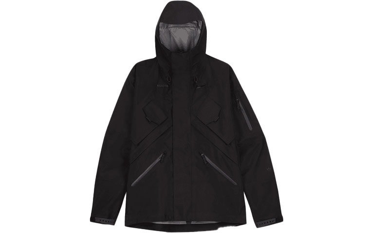 Order Nike x Drake NOCTA Black Windproof Outdoor Utility Jacket with Multiple Pockets DA4114-010