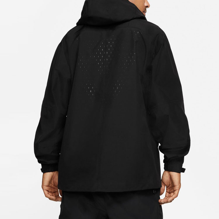 Details for Nike x Drake NOCTA Black Windproof Outdoor Utility Jacket with Multiple Pockets DA4114-010