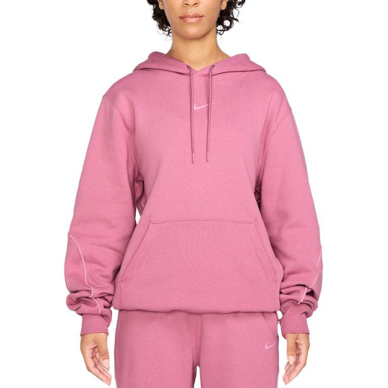 Order Nike x Drake NOCTA Pink Pullover Hoodie Unisex Casual Sweatshirt FN7659-667