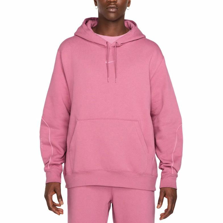 Details for Nike x Drake NOCTA Pink Pullover Hoodie Unisex Casual Sweatshirt FN7659-667