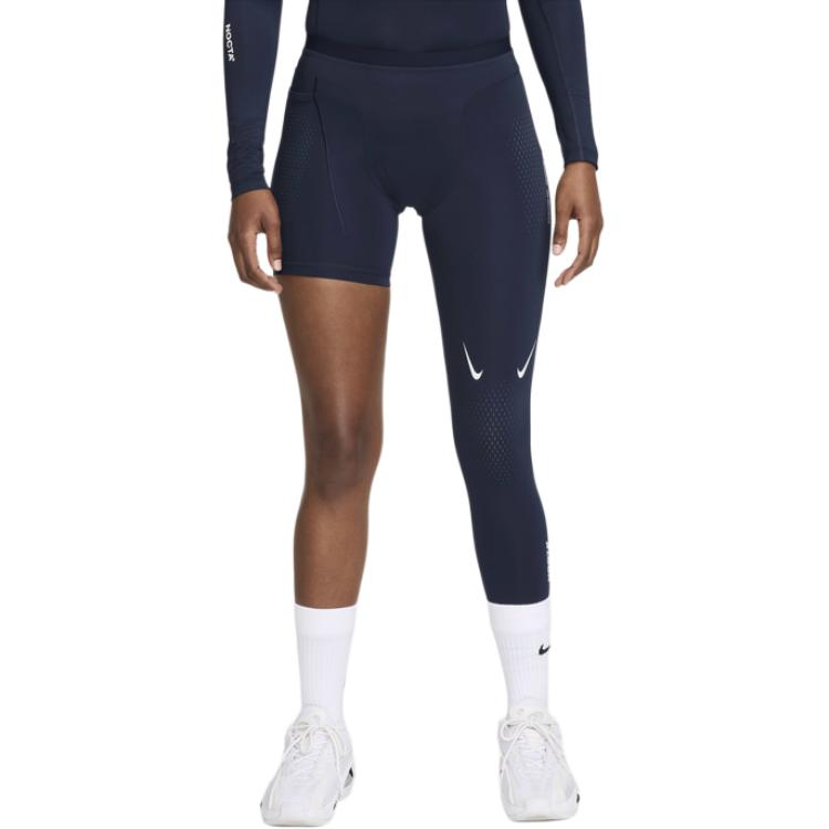 Shop ナイキ x ドレイク NOCTA SS24 ロゴ グラフィック ブルー ミッドライズ トラックパンツ DN0005-419