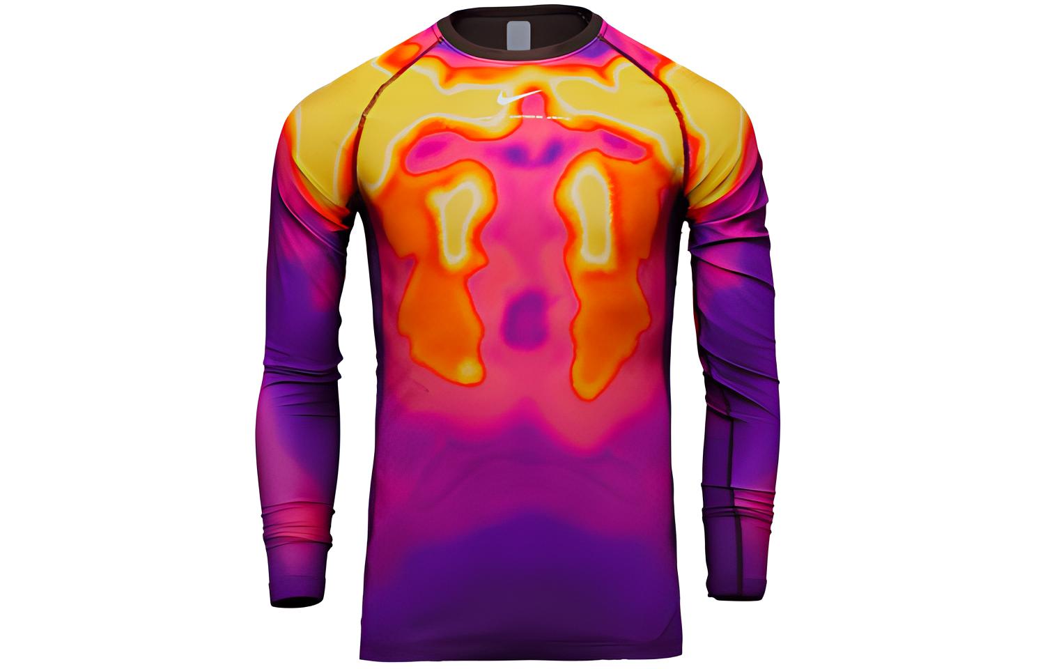 Nike x Drake NOCTA Thermal Print Compression Long Sleeve Gym Top Asia Men Multicolor DN0654-010