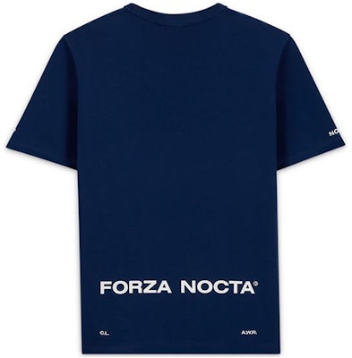 Nike x Drake x Nocta Cardinal Stock Navy Blue Short Sleeve T-Shirt (Asia Edition). DJ5952-492 Lookbook Nike x Drake x Nocta Cardinal Stock Navy Blue Short Sleeve T-Shirt (Asia Edition). DJ5952-492