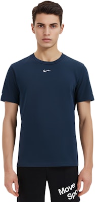 Nike x Drake x Nocta Cardinal Stock Navy Blue Short Sleeve T-Shirt (Asia Edition). DJ5952-492 1