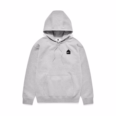 Nike DSM FW23 Logo Hoodie Unisex Gray - Minimalist and Stylish Design DJ2760-063