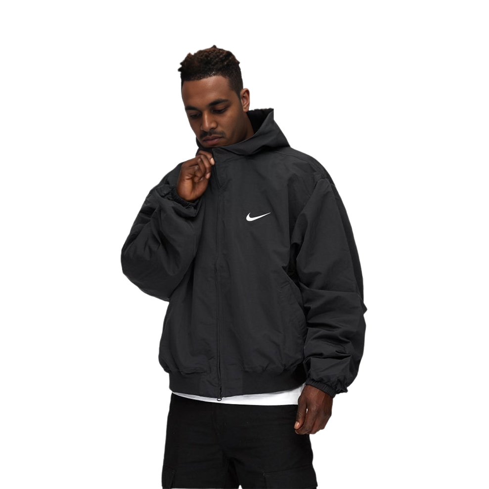 Nike FOG Bomber Jacket Colorblock Zip Hoodie Black Spring Edition BV4408-010 圖 4