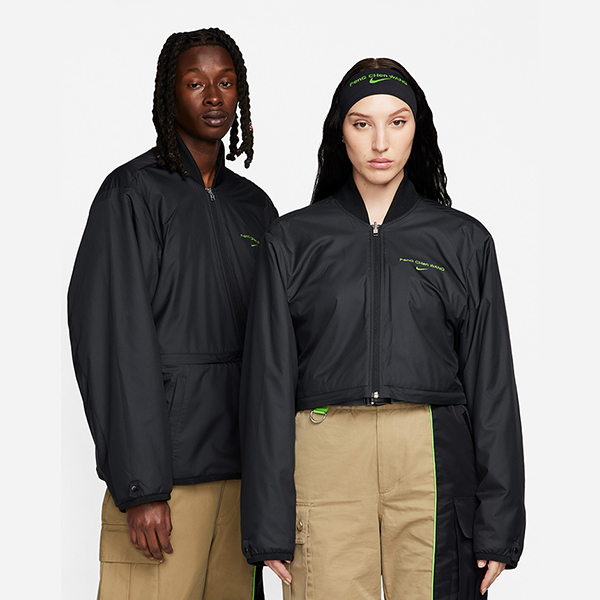 Sizing Nike x Feng Chen Wang FW23 拼接解構連帽外套 男女同款 黑色 DV4000-068