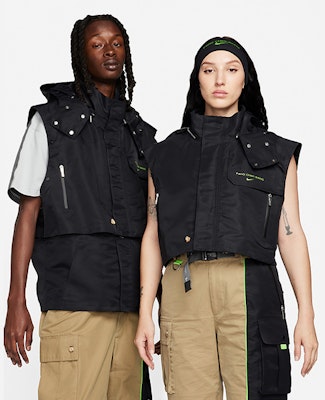 Nike x Feng Chen Wang FW23 拼接解構連帽外套 男女同款 黑色 DV4000-068 Cheap Nike x Feng Chen Wang FW23 拼接解構連帽外套 男女同款 黑色 DV4000-068