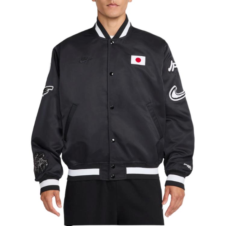 Purchase 耐克x Futura 巴黎奥运 SS24 中性款黑色单排扣夹克 FN9458-010