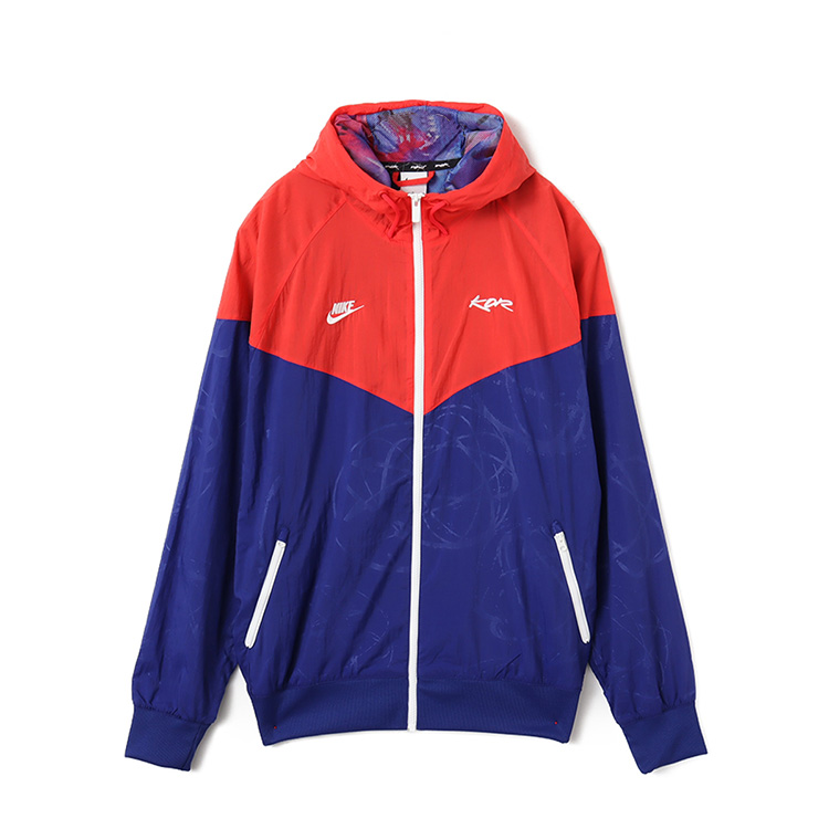 Nike Futura Paris Olympics SS24 Unisex Blue Red Long-Sleeve Jacket FD6845-679