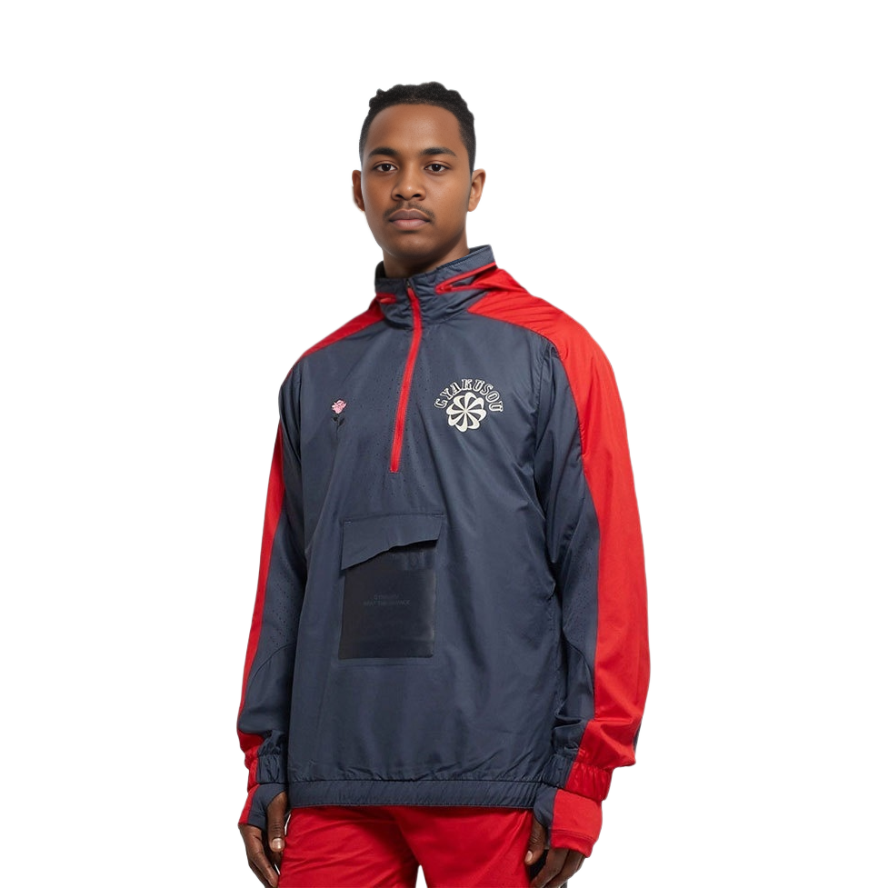 Nike Gyakusou Jun Takahashi Colorblock Half-Zip Hoodie Jacket Blue CD7108-447 圖 4