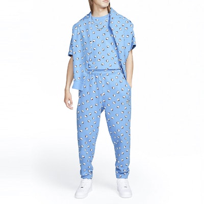 나이키 x 헬로키티 SS22 협업 블루 고양이 프린트 스웻팬츠 스타일 DR5518-412 Purchase 나이키 x 헬로키티 SS22 협업 블루 고양이 프린트 스웻팬츠 스타일 DR5518-412