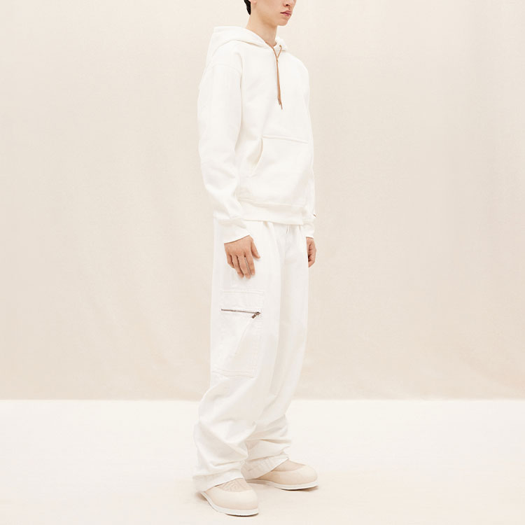 Sizing Nike x Jacquemus FW22 Hoodie Putih Unisex Sweatshirt Pullover. 226JS157-2396-110