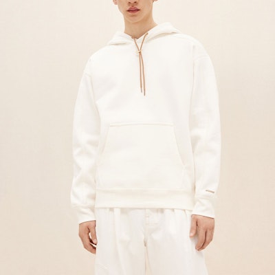 耐克 x Jacquemus FW22 男女同款白色连帽卫衣套头衫 226JS157-2396-110 1