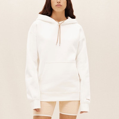 耐克 x Jacquemus FW22 男女同款白色连帽卫衣套头衫 226JS157-2396-110 2