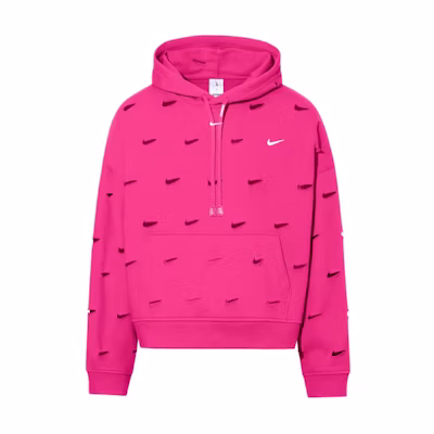 Nike Jacquemus SS24 Oversized Hoodie Watermelon Red Unisex Fleece Pullover FJ3482-653