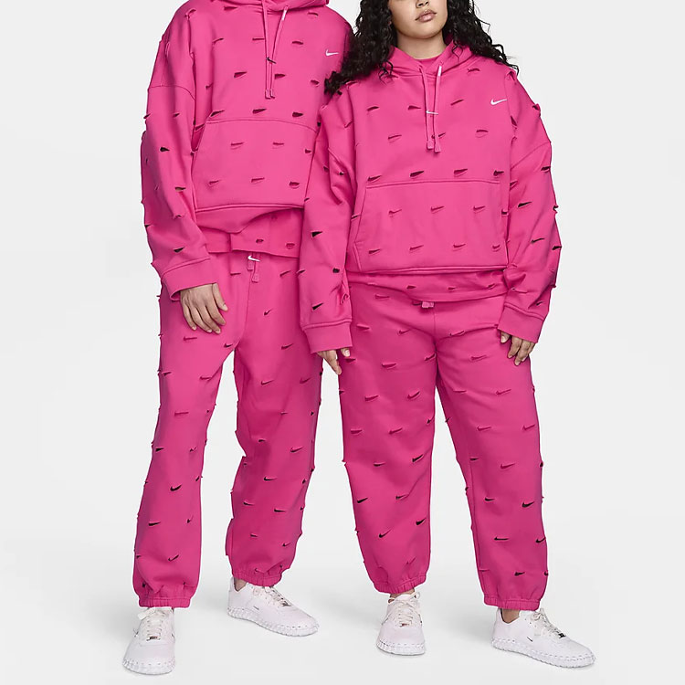 Nike Jacquemus SS24 Oversized Hoodie Watermelon Red Unisex Fleece Pullover FJ3482-653 圖 3